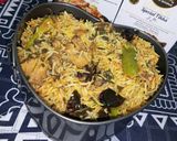A picture of step 15 of Karachi special Biryani.