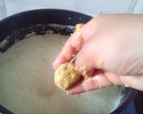 A picture of step 13 of Kadhi Gole-maharashtrian style kadhi gatta.