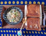 A picture of step 4 of Bread Toast With Barley Spread.