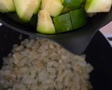 Foto del paso 2 de la receta: Pastel de dos zapallitos (redondo y calabacín o zucchini) 🧅sin gluten y con aroma a fiesta 🌾