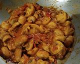 A picture of step 8 of Vitamin D rich Masala Mushroom.