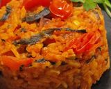 Medvehagymás, paradicsomos rizs (vegán) recept fázis 5 fotója