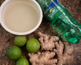 A picture of step 1 of Sparkling Ginger Lemonade.