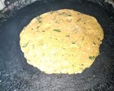 A picture of step 2 of Jowar fenugreek thalipeeth.