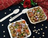 A picture of step 2 of Chole Chat.