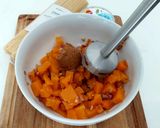 Une image de l'étape 3 de Linguines à la crème de butternut et miso au yuzu.