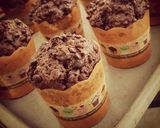 A picture of step 11 of Chocolate Cherry Yoghurt Muffin.