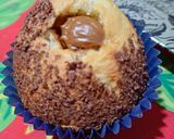 Foto del paso 3 de la receta: Cup cake de banana con corazón de dulce de leche y chips de chocolate (opción 2)