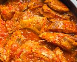 A picture of step 5 of Sea bream fish stew.