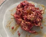 Une image de l'étape 3 de Steak façon tartare simplifié.