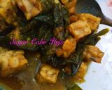 Foto langkah ke 5 dari resep Sayur cabe hejo(Ijo).