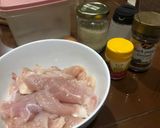 Foto langkah ke 1 dari resep Chicken Katsu Carbonara Rice.