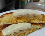 Foto del paso 9 de la receta: Arepa de yuca y mazorca rellenas de pollo y queso🫓🌽🥯!!!