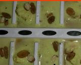 A picture of step 4 of Orange juice ki thandai ki icecream.