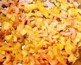 Hình bước làm 2 của món Canh Chua Rau Muống Nấu Tôm Khô