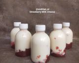 Foto langkah ke 5 dari resep Strawberry Milk Cheese Keju Cheddar.