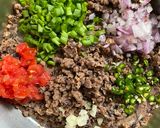 A picture of step 2 of Cheesy Rajma Sandwich.