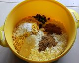 A picture of step 4 of Bhuni Khichuri.