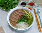 Hình bước làm 5 của món Phở bò nước trong