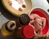 A picture of step 1 of Spices baked chicken.