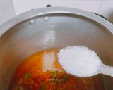 A picture of step 2 of Urad and Masoor Dal.