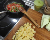 Foto del paso 3 de la receta: Ternera con verduras y salsa de mandarinas