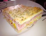 Foto del paso 6 de la receta: Tarta de Choclo, Cebolla, Jamón y huevo