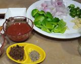 A picture of step 3 of Chicken manchurian.