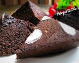 Foto langkah ke 7 dari resep Cake Cokelat Lembuttt & Nyoklattt ~ Tanpa Mixer, Tanpa Oven. 👍.