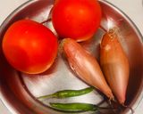 A picture of step 1 of Quick Tiffin style Sambhar~No Lentils Sambhar in Pressure Cooker 😋.