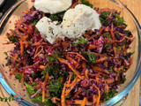 Healthy slaw with seasonal kale