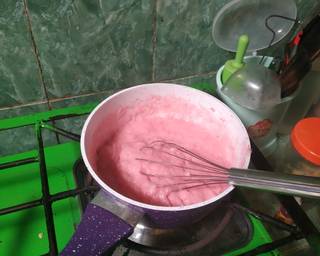Cendol cinta (pinky) ketofy - Step 2