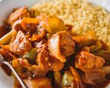 A picture of step 4 of Cola Chicken.