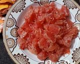 A picture of step 1 of Grapefruit Khatti Meethi Chutney.