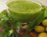 A picture of step 4 of Green Smoothie.