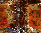 A picture of step 1 of Mike's Marisco Bagel & Cracker Spread.