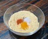 A picture of step 1 of Bihari Style Kadi Badi.