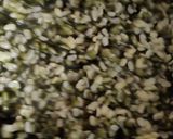 A picture of step 1 of Moong dal chilla.