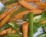 A picture of step 2 of Veggie dhokla.