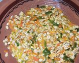 Une image de l'étape 3 de Petite galette de légumes et flocons d'avoine.