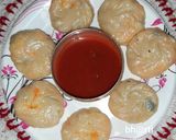 वेज मोमोज (Veg momos recipe in Hindi) रेसिपी चरण 4 फोटो