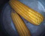 A picture of step 1 of Spicy corn on the cob.
