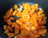 A picture of step 1 of Mixed Veg Dry Curry.
