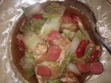 Tumis sawi putih spesial