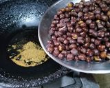 A picture of step 1 of Memoni Aloo Choley.