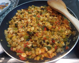 Foto del paso 2 de la receta: Hojaldre relleno de verduras y pollo