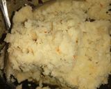 A picture of step 1 of Yam balls.