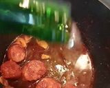 A picture of step 2 of Macaroni with Chorizo.