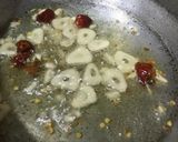A picture of step 1 of Alu meethi.