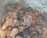 A picture of step 4 of Mutton haleem.
